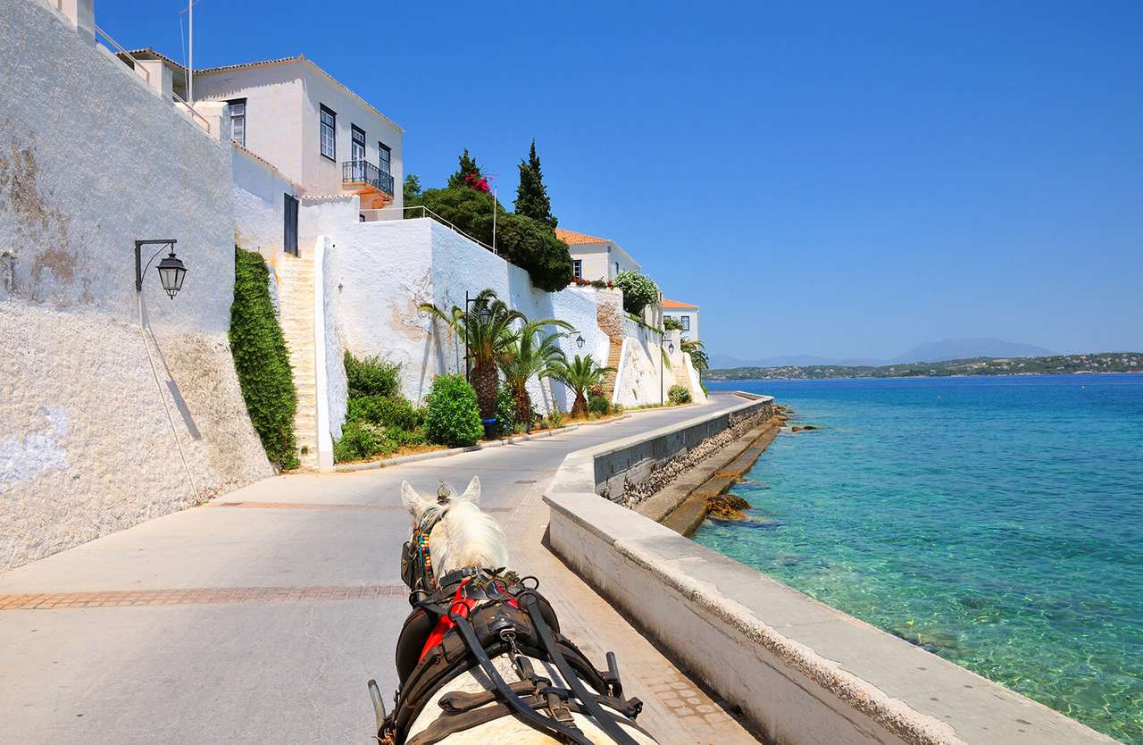 Spetses Griechische Insel Puzzlespiel online