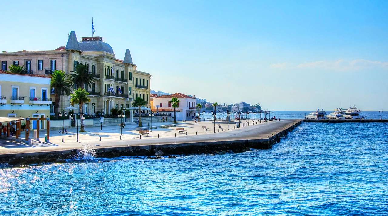Spetses řecký ostrov online puzzle