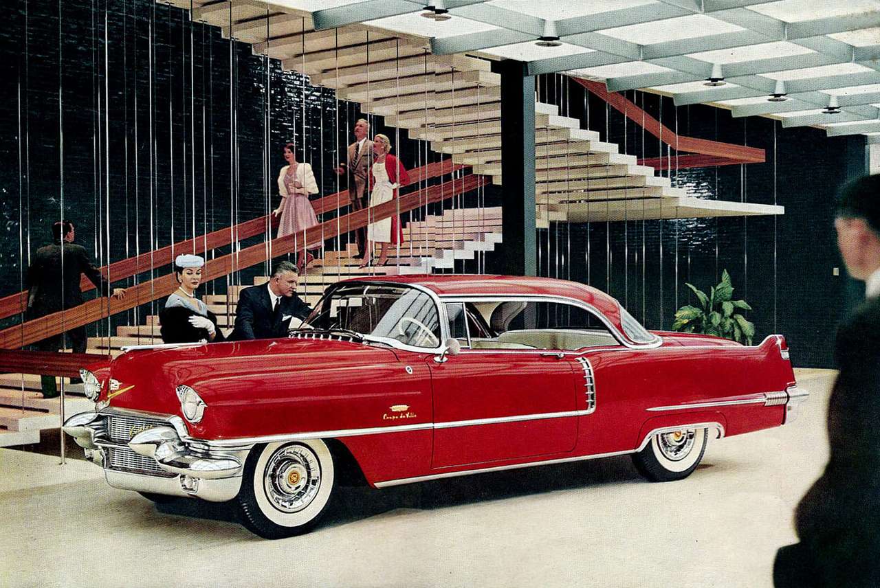 Cadillac Coupe de Ville 1956 року випуску пазл онлайн