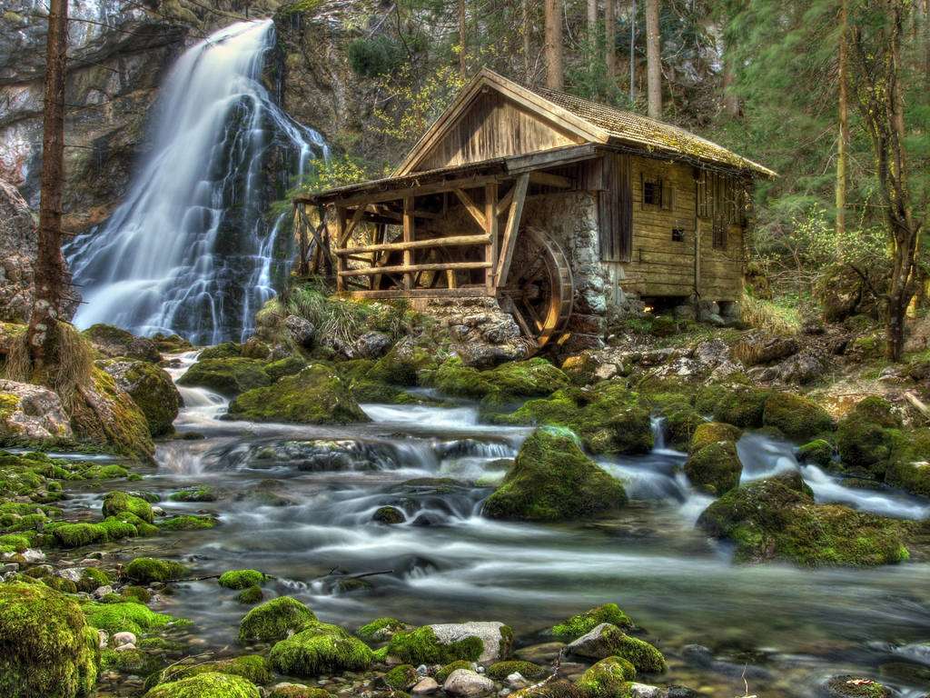 Watermill. puzzle online