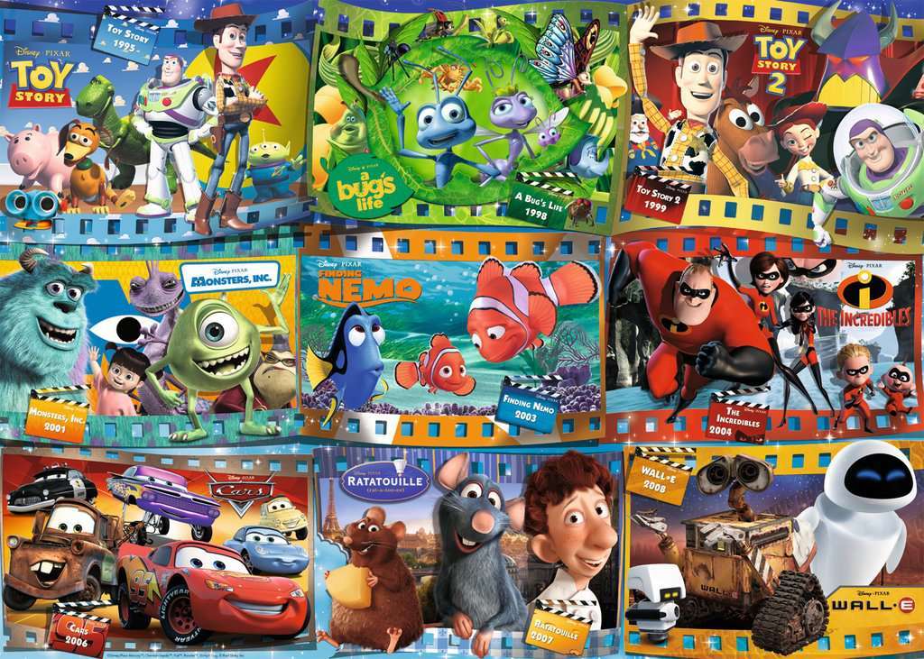 Pixar Disney puzzle en ligne