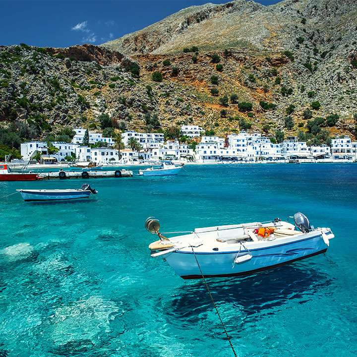 Греческий остров онлайн-пазл