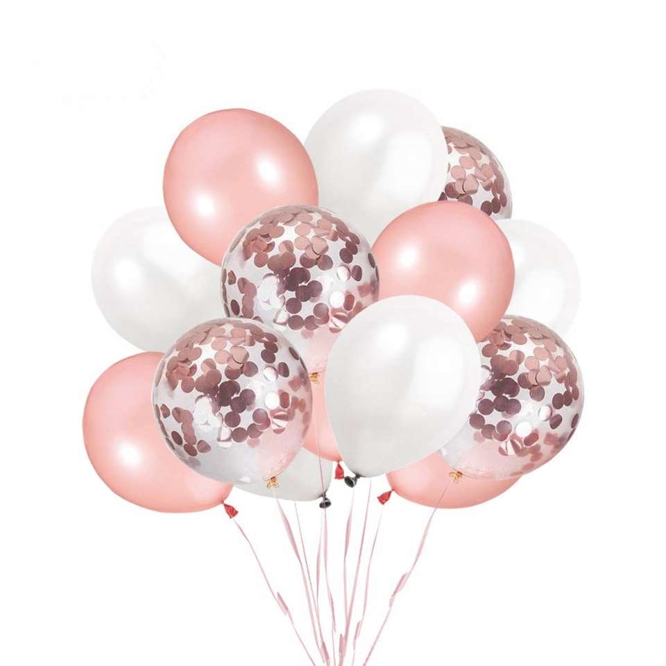 Födelsedagsballonger pussel på nätet