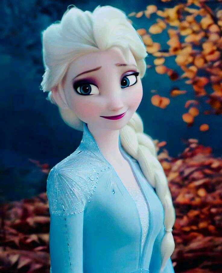 Elsa vacker pussel på nätet