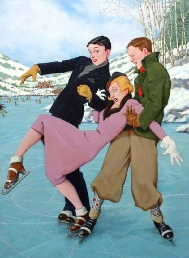 Moeilijk schaatsen! online puzzel