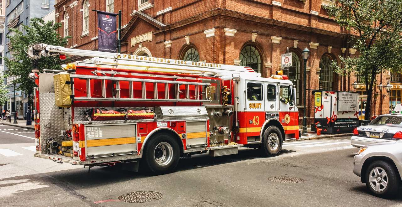Пожежна машина - Філадельфія онлайн пазл