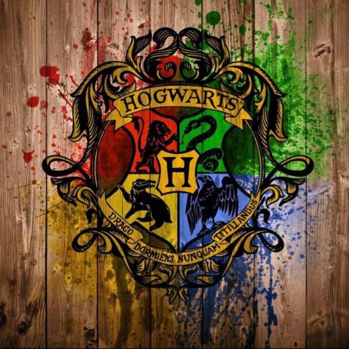 Hogwarts-Emblem. Puzzlespiel online