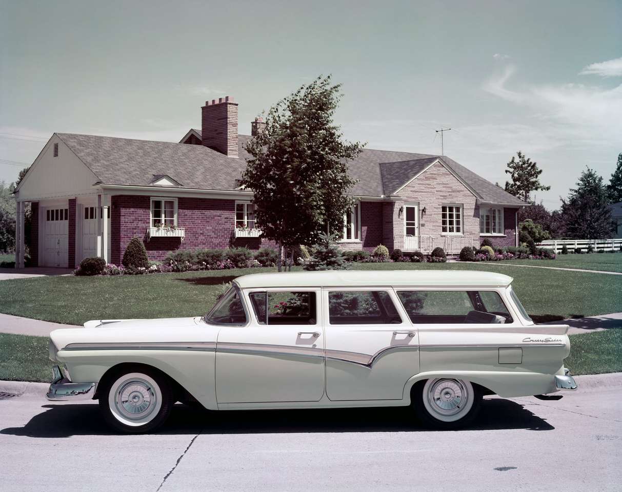 1957 Ford Country Sedan station wagon quebra-cabeças online