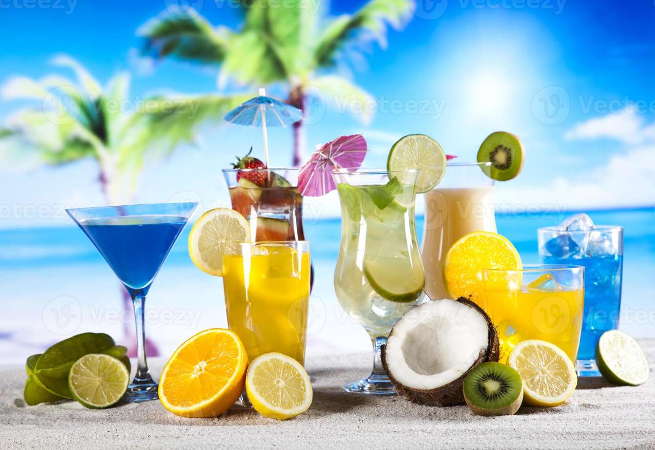 Tropische drankjes legpuzzel online