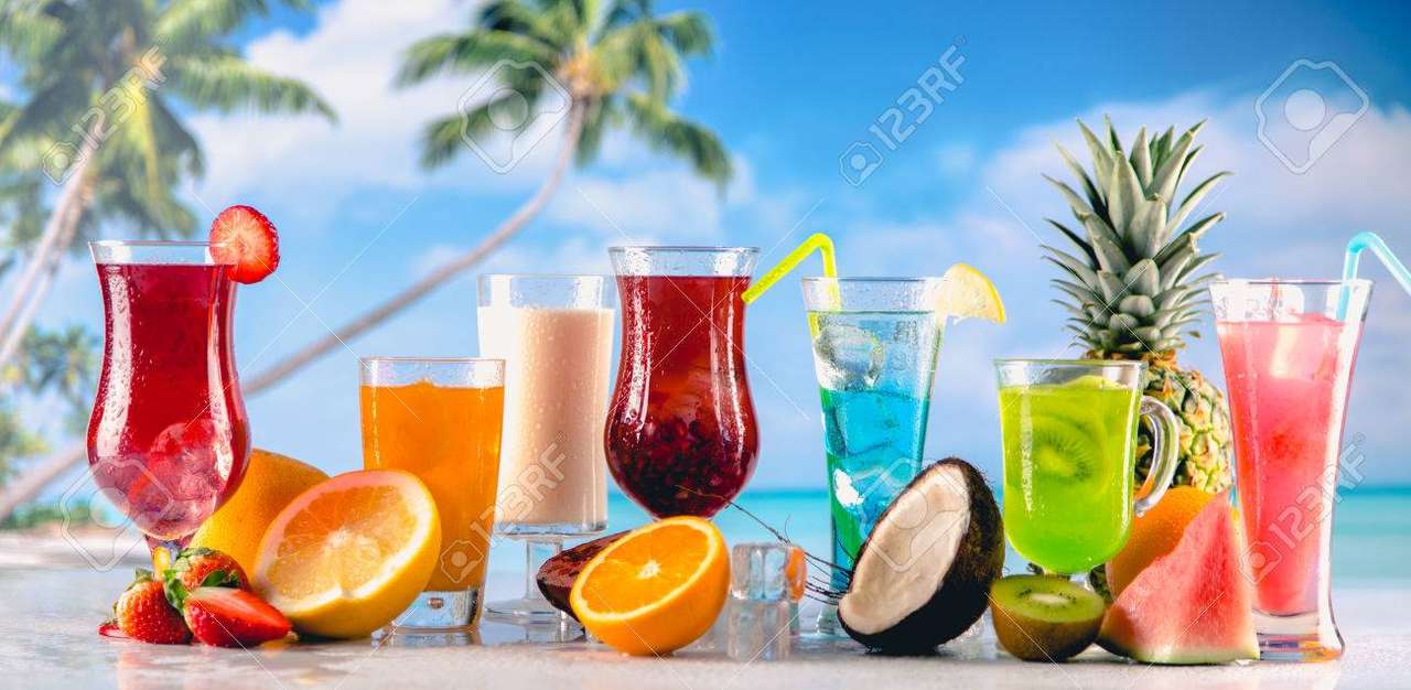 Bebidas tropicais quebra-cabeças online