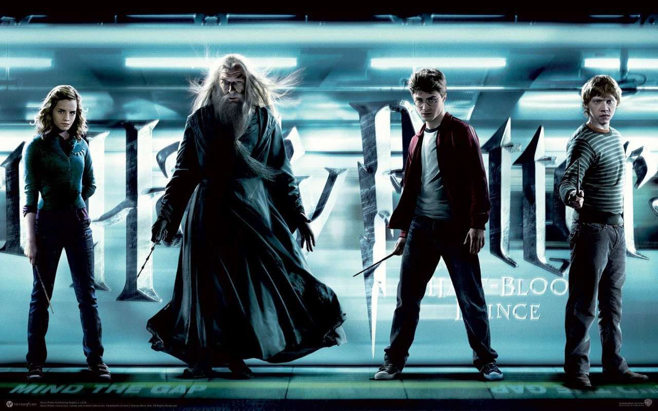 Harry, Ron, Dumbledore, και τρομερό Miss Granger online παζλ
