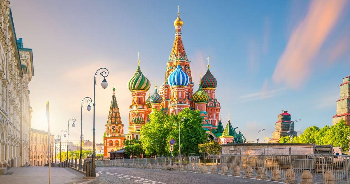 Igreja Ortodoxa de Wasyl abençoado em Moscou quebra-cabeças online
