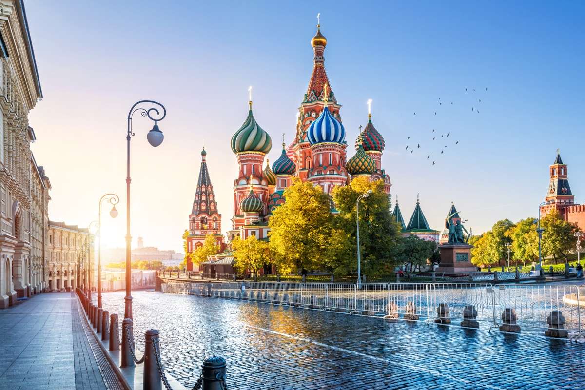 Православна церква в Москві пазл онлайн