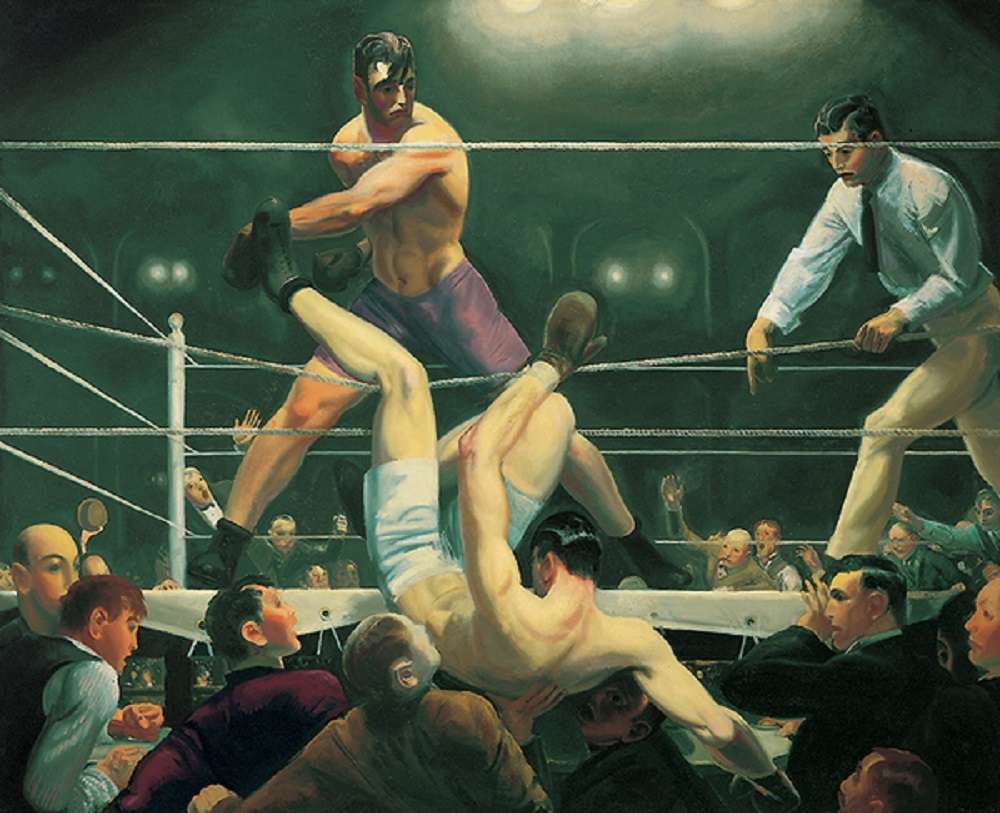 "Dempsey and Firpo" (1924) George Ballows legpuzzel online