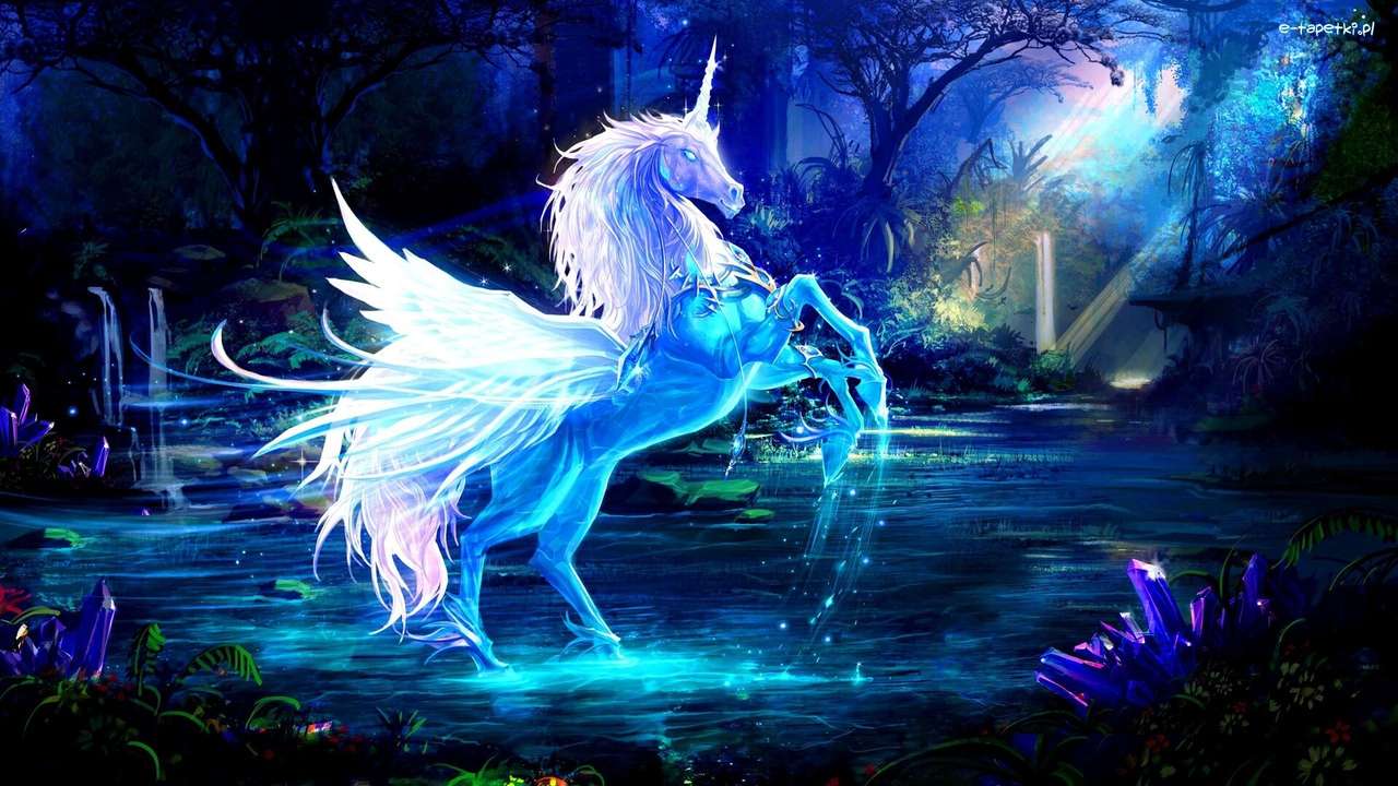Blue Pegasus. puzzle online