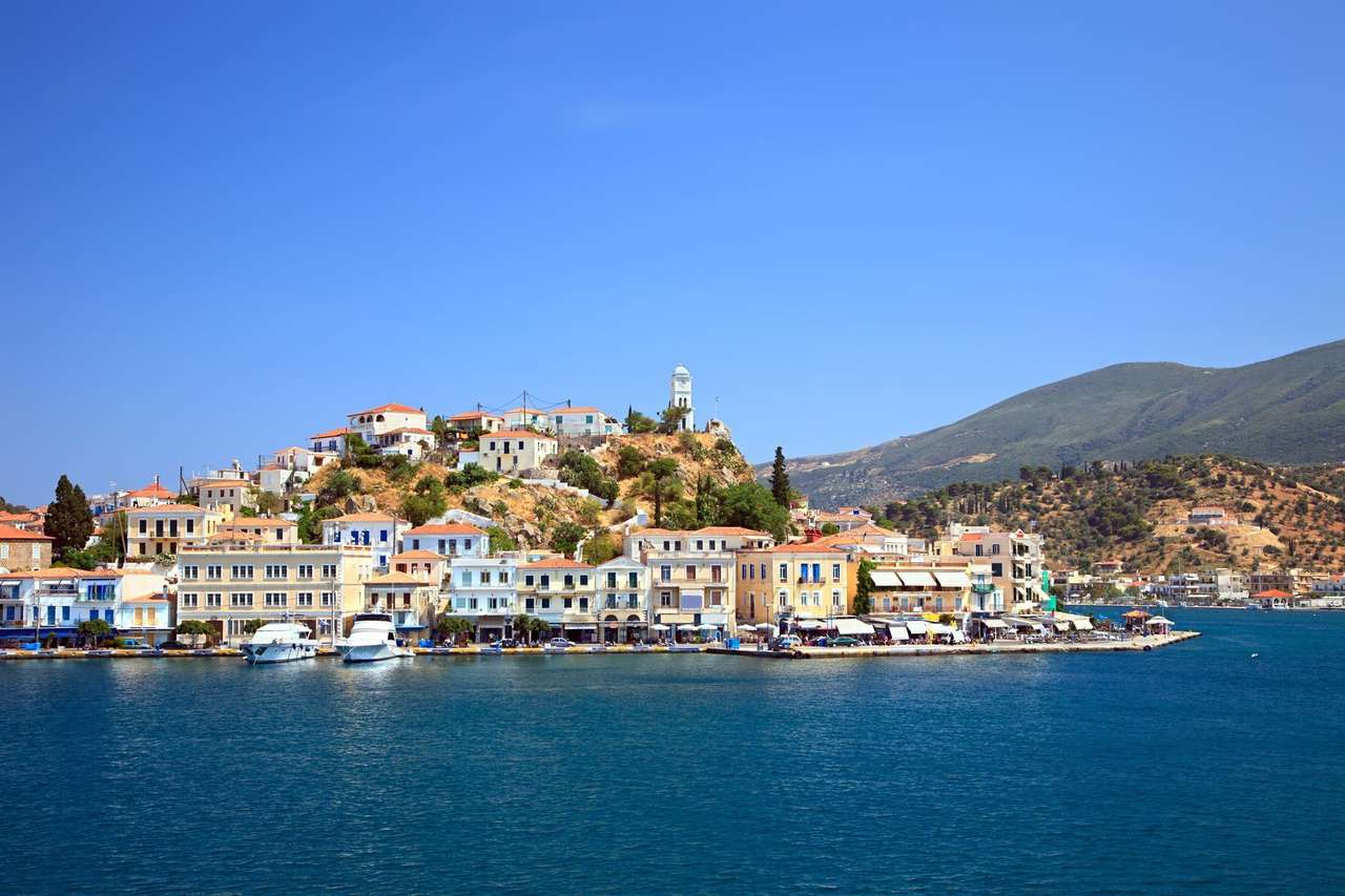 Poros Griechische Insel Puzzlespiel online