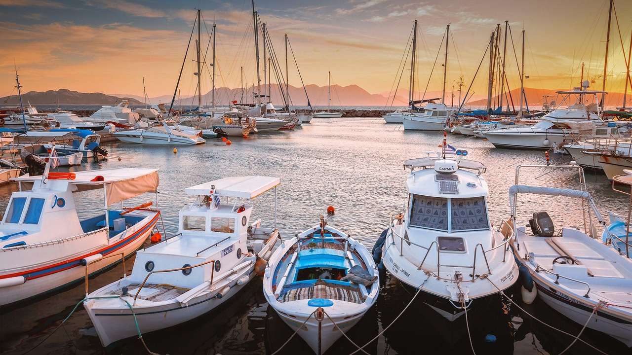 Aegina Griechische Insel Puzzlespiel online