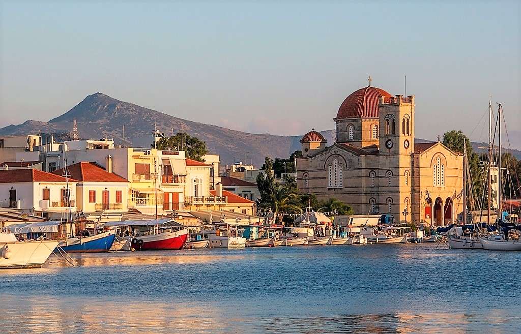 Aegina griega isla rompecabezas en línea