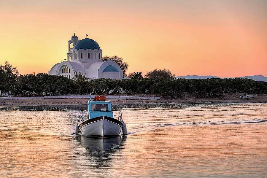 Греческий остров Агистри пазл онлайн