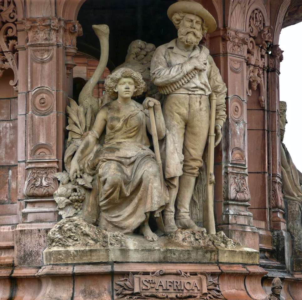 Staty av man och kvinna Pussel online