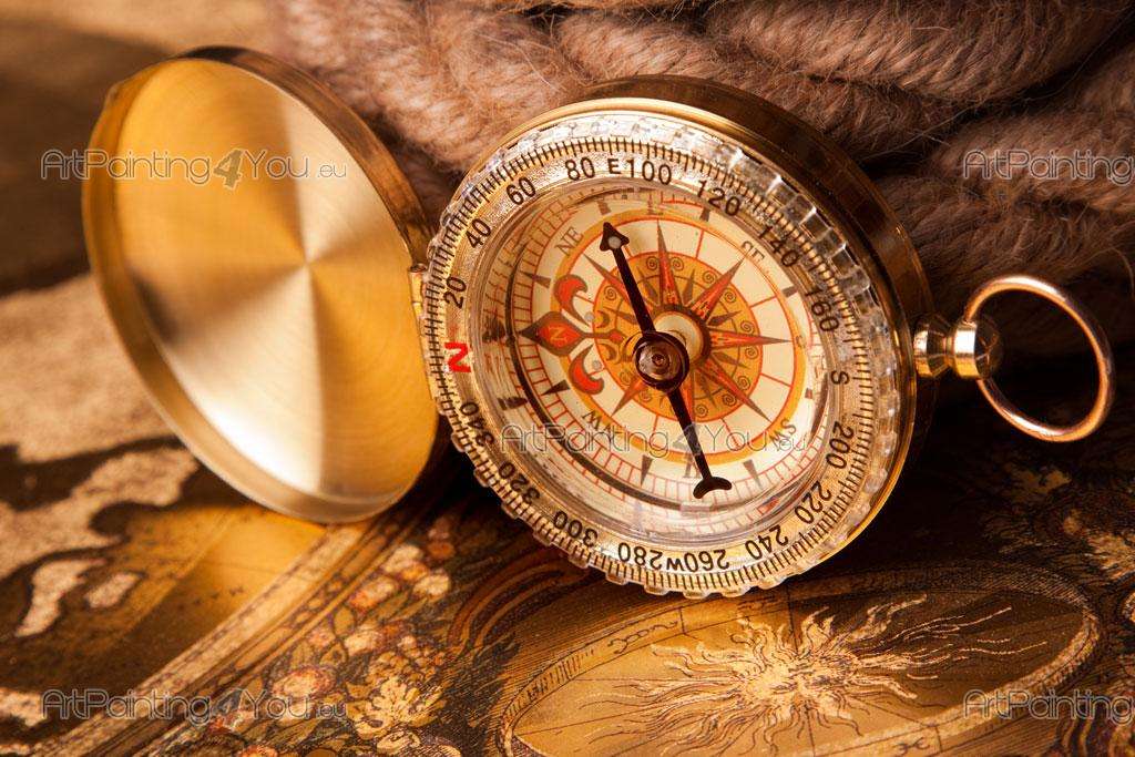 goldener Kompass Online-Puzzle