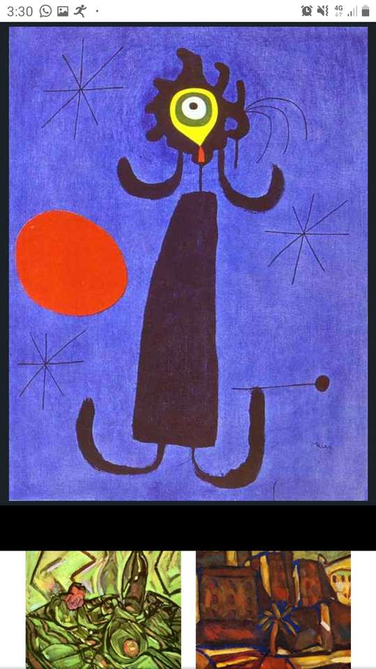 Joan Miró 1. pussel på nätet