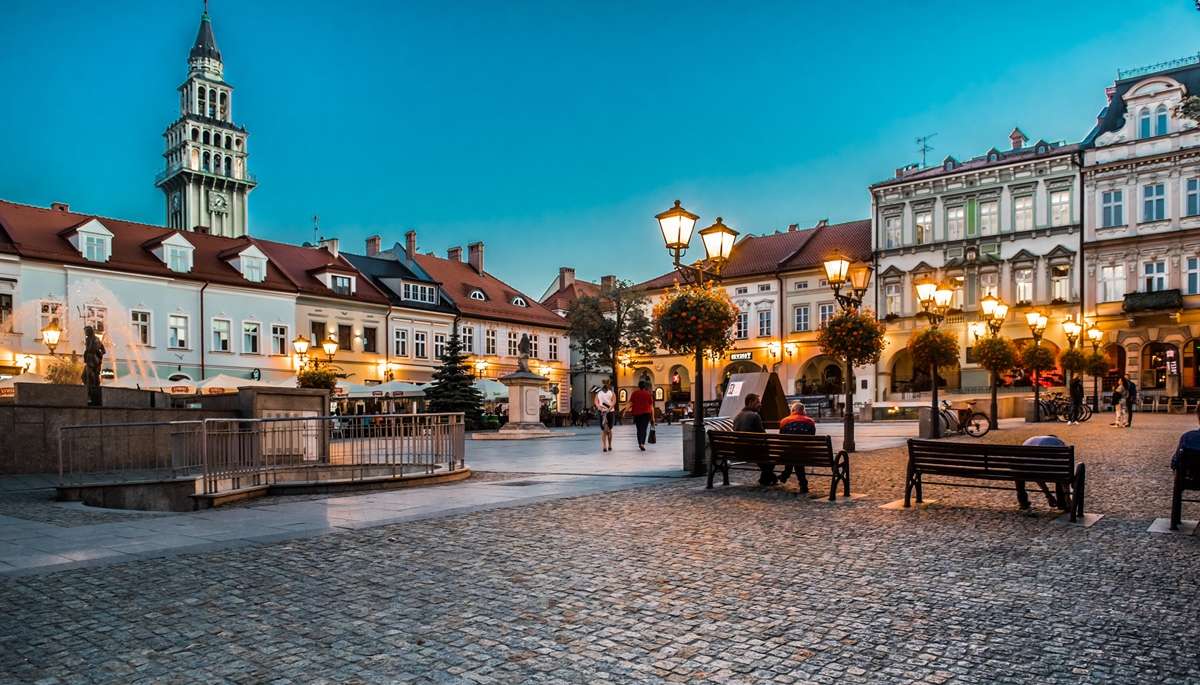Bielsko-Biała-Markt Puzzlespiel online