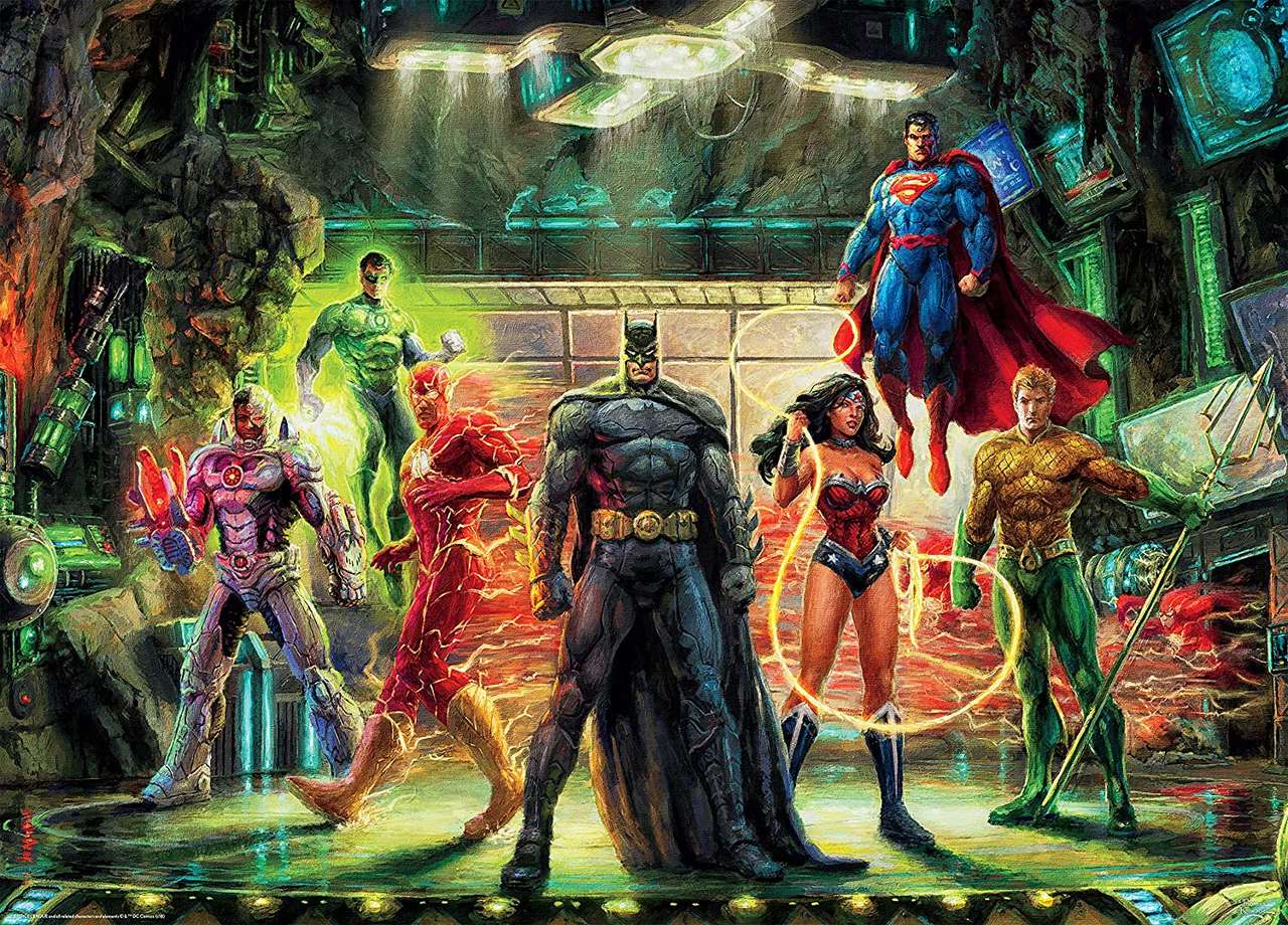 Мозайката пъзел DC герои онлайн пъзел