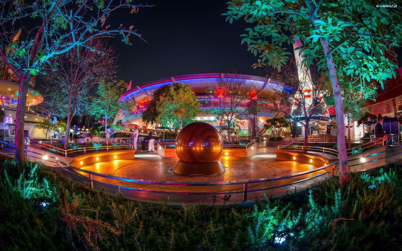 Parque de diversões - Disneyland na Califórnia quebra-cabeças online