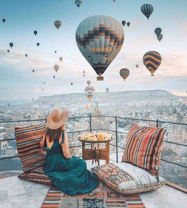 Изглед от балкона в Турция онлайн пъзел