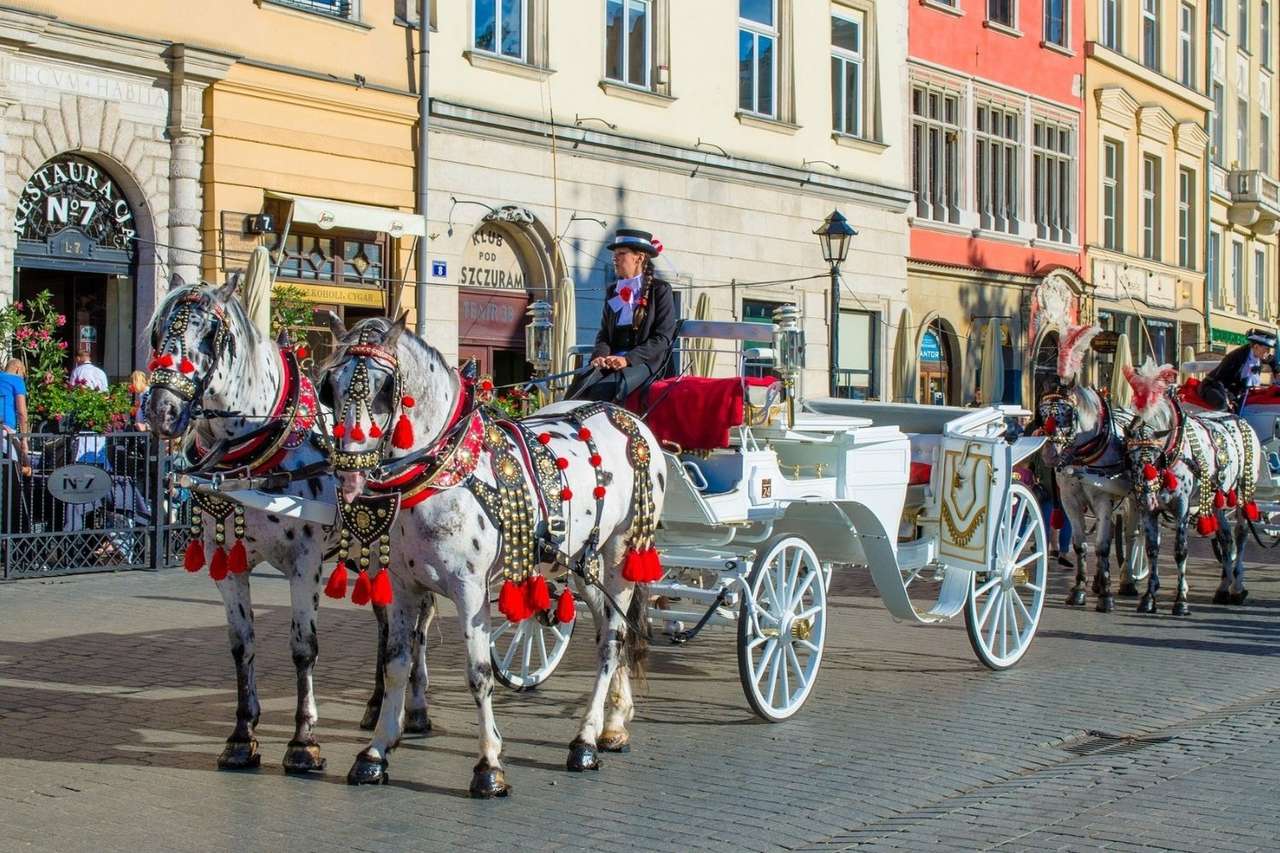 Carriers in Krakow jigsaw puzzle online