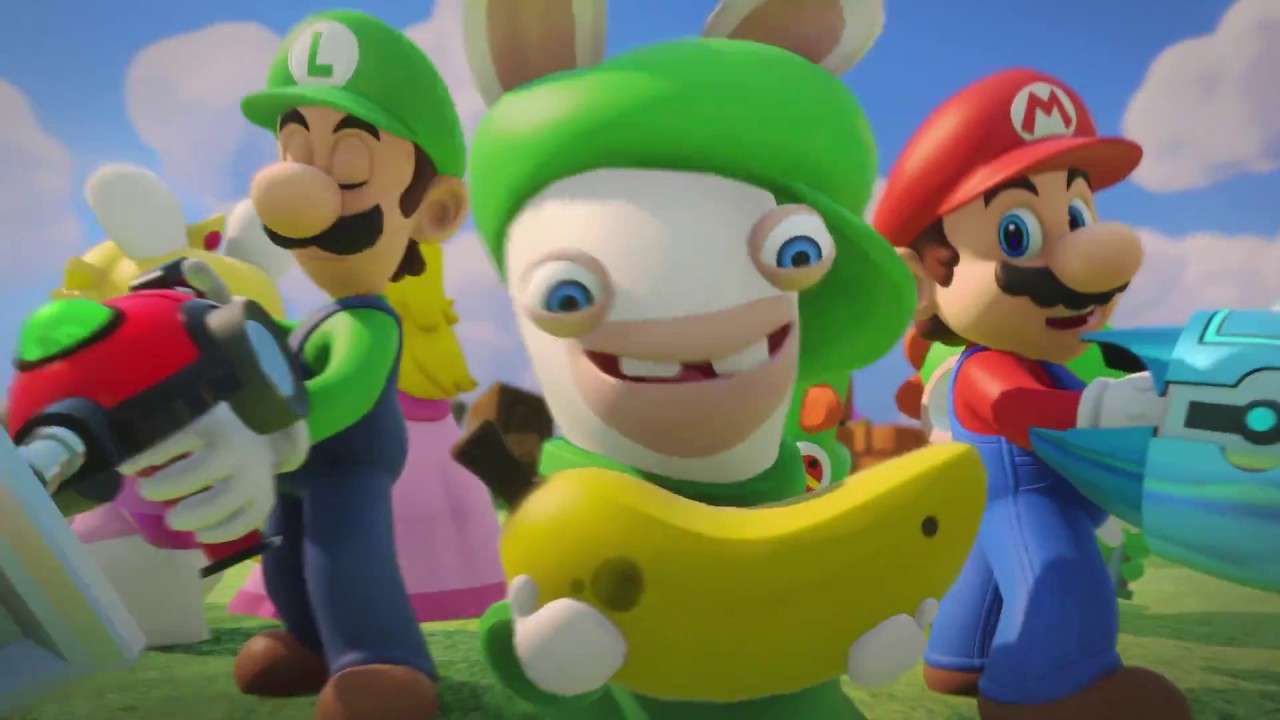 Mario a Rabbidy království bitva online puzzle