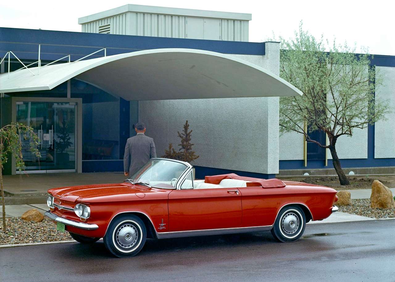 1964 Chevrolet Corvair Monza Spyder 900 convertible rompecabezas en línea