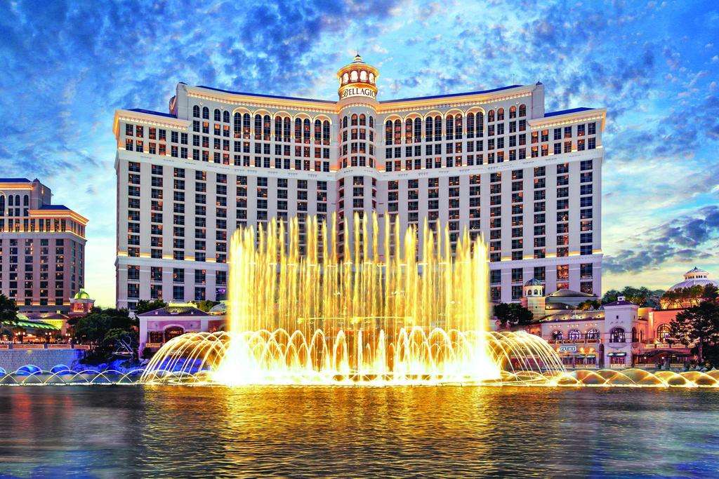 Hotel Bellagio a Las Vegas puzzle online