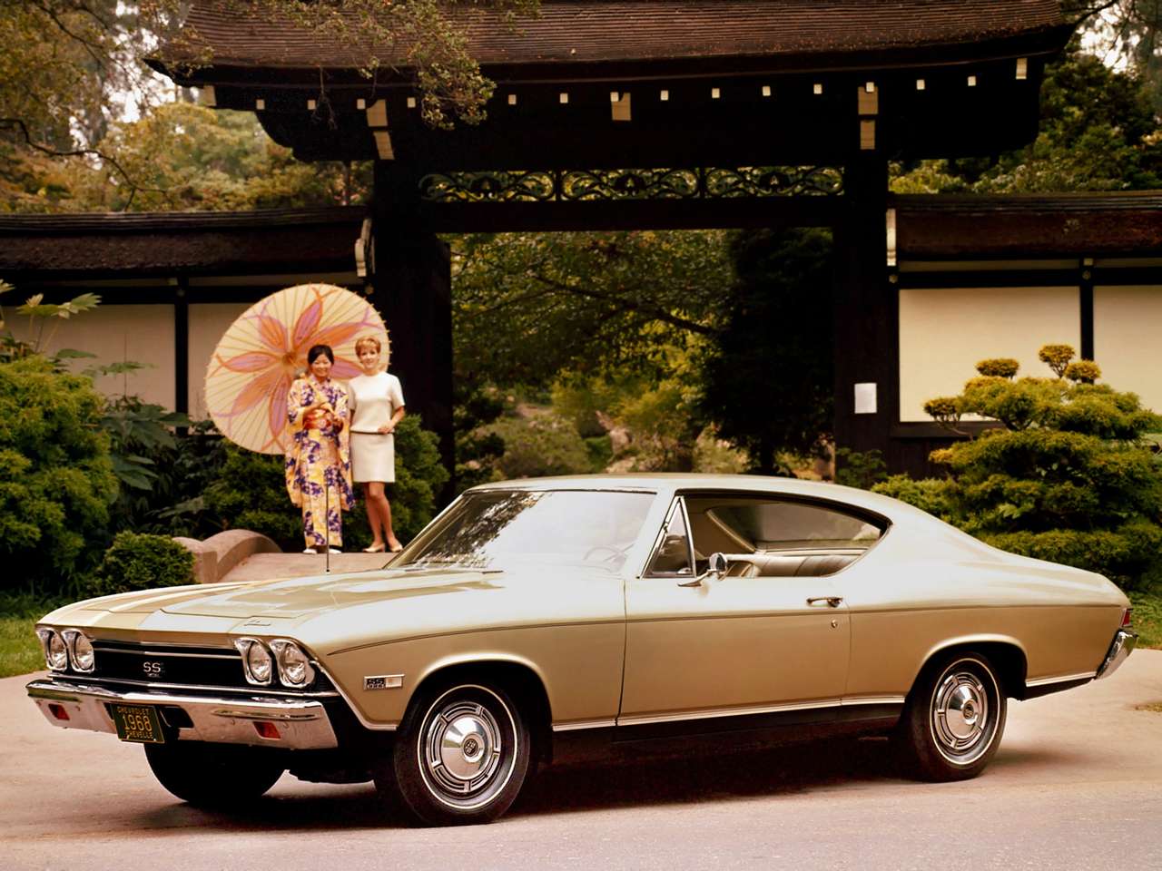 1968 Chevrolet Chevelle Malibu ss hardtop coupe pussel på nätet