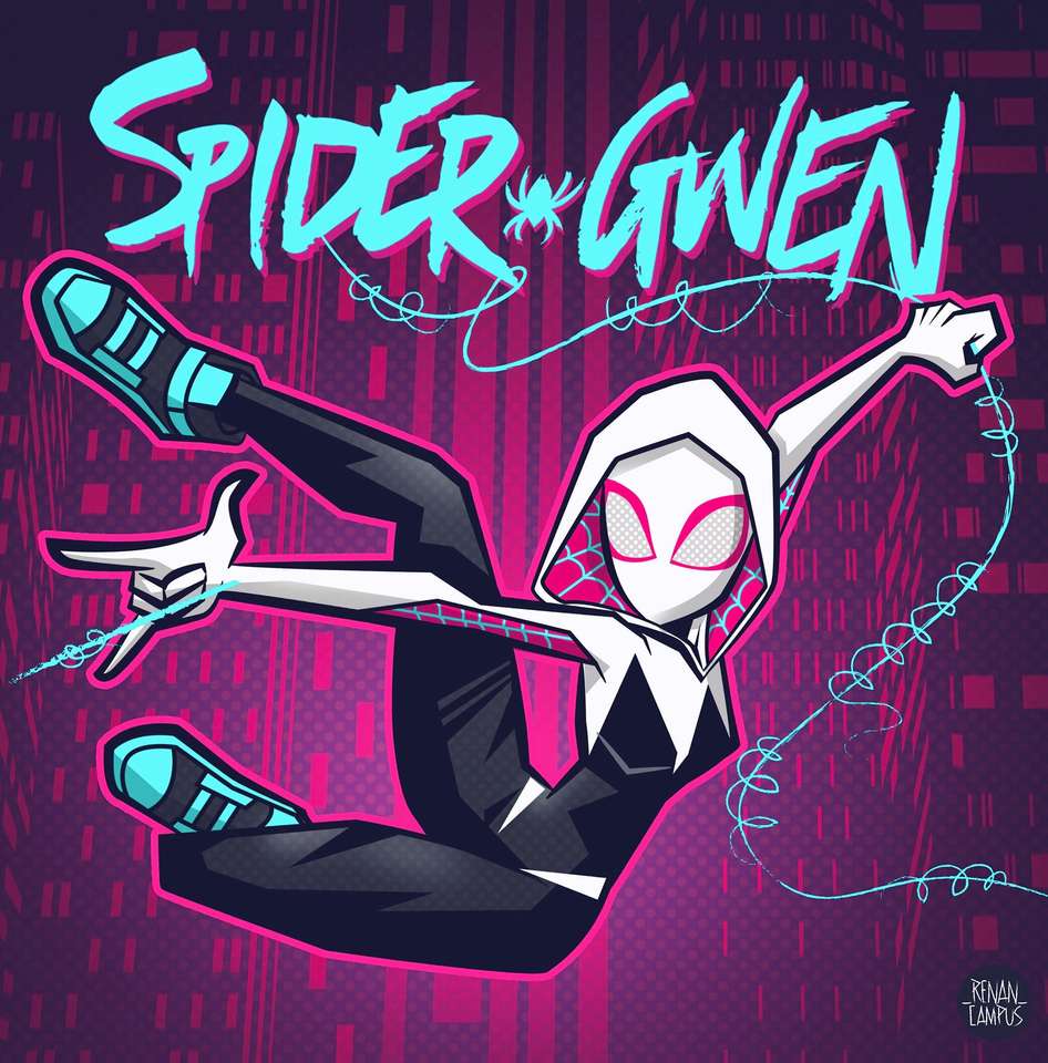 Spider-Gwen de Marvel puzzle en ligne