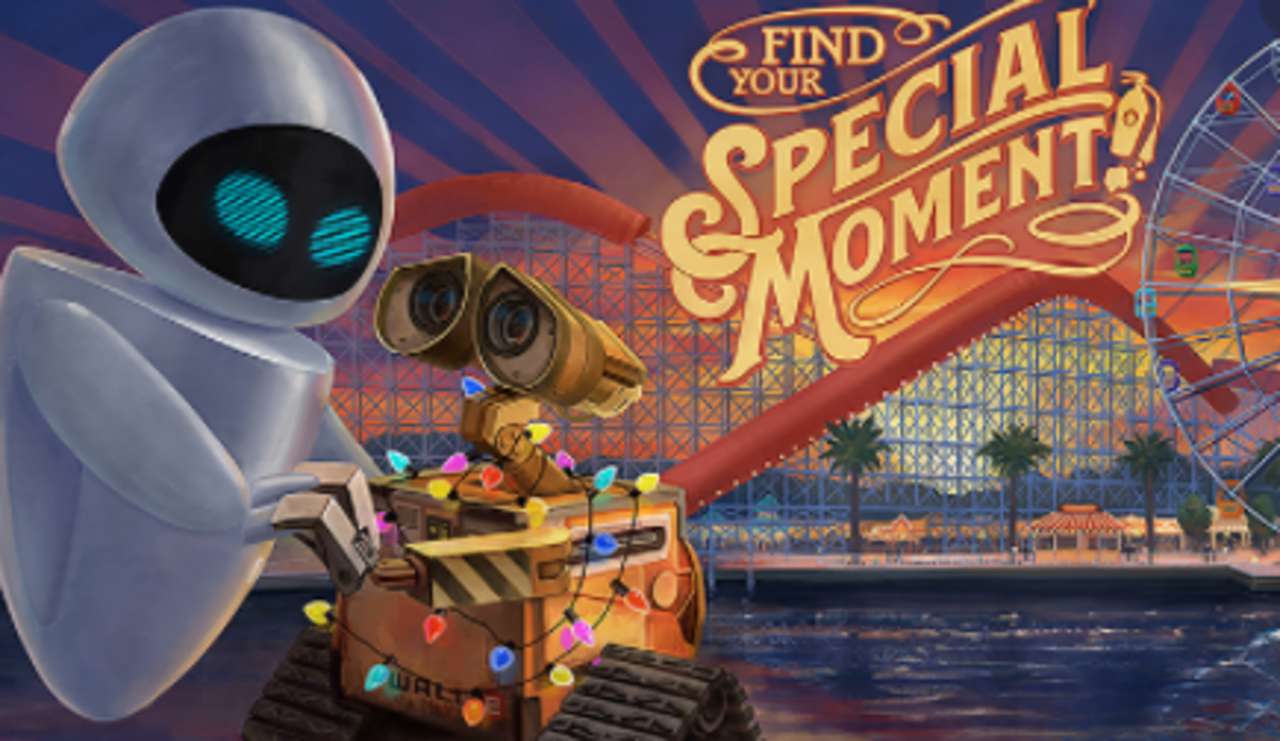 Pier Pixar - Wall-E e Eva quebra-cabeças online
