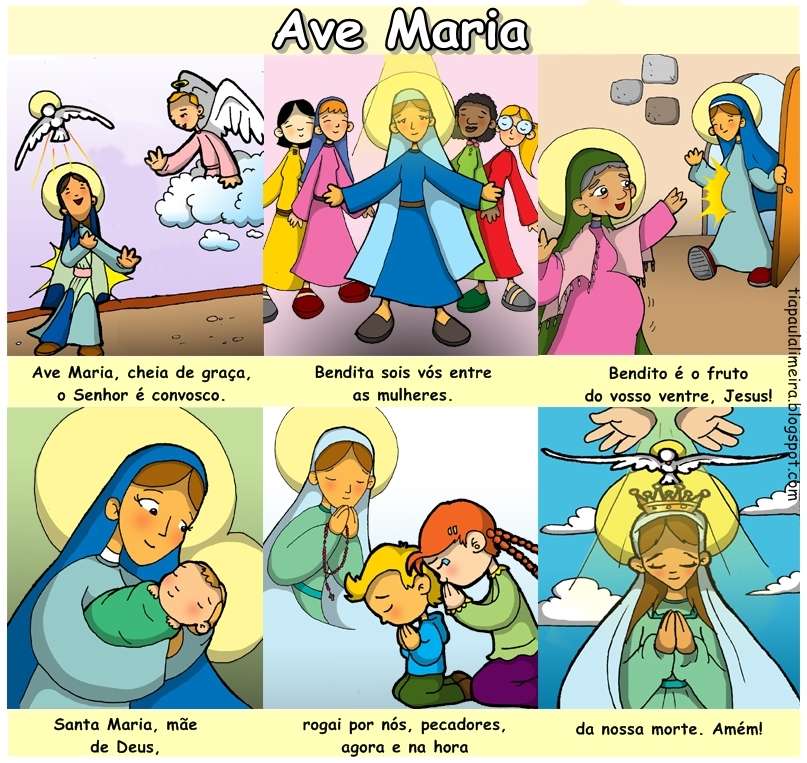 Modlitba Ave Maria skládačky online
