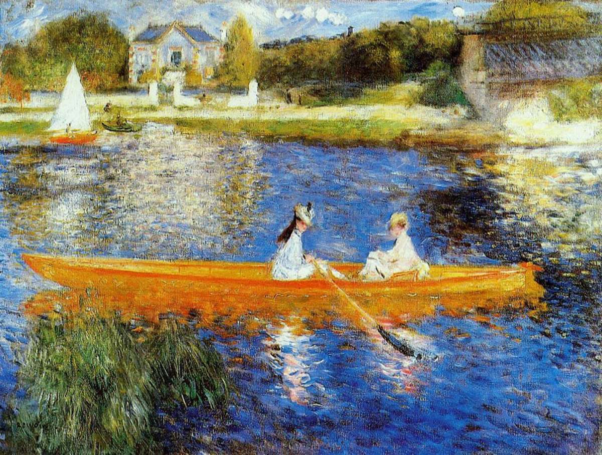 "O esquife" Auguste Renoir quebra-cabeças online
