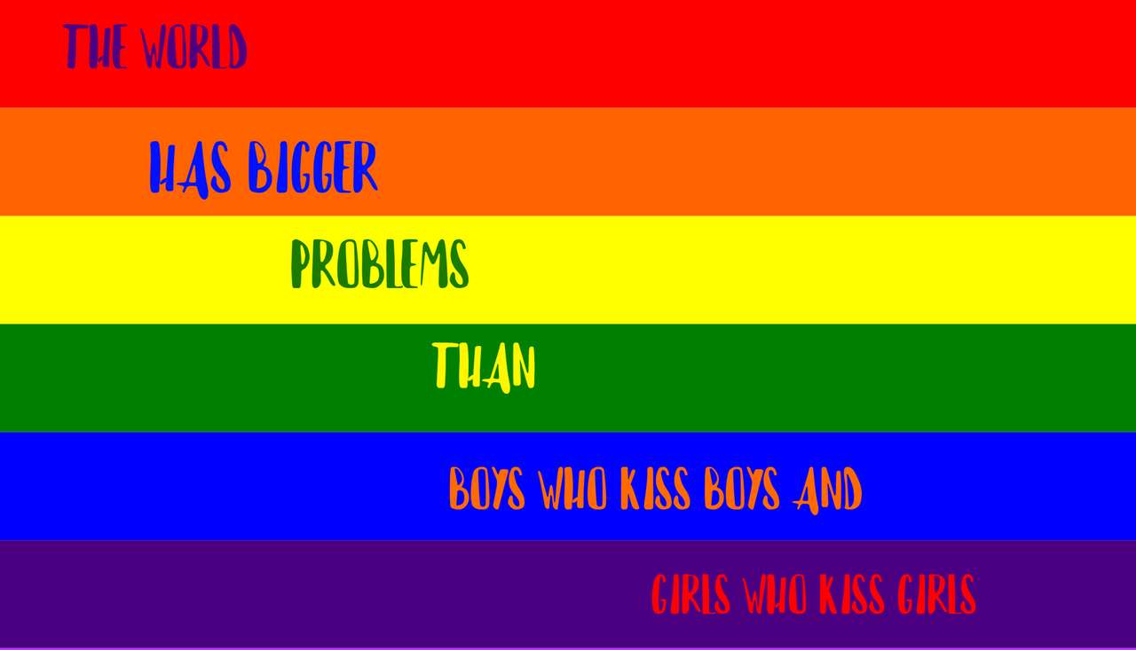 Respektieren Sie den LGBTQ. Online-Puzzle