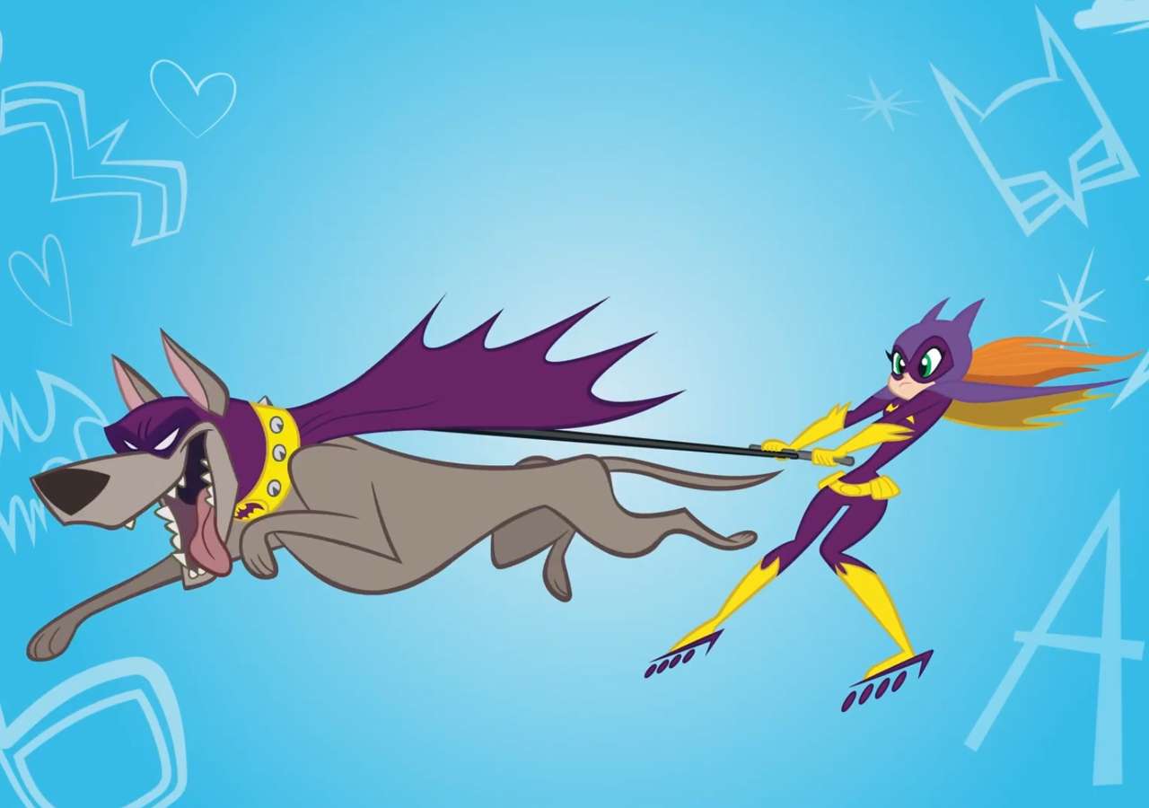 Batgirl and Ace the Bathound jigsaw puzzle online