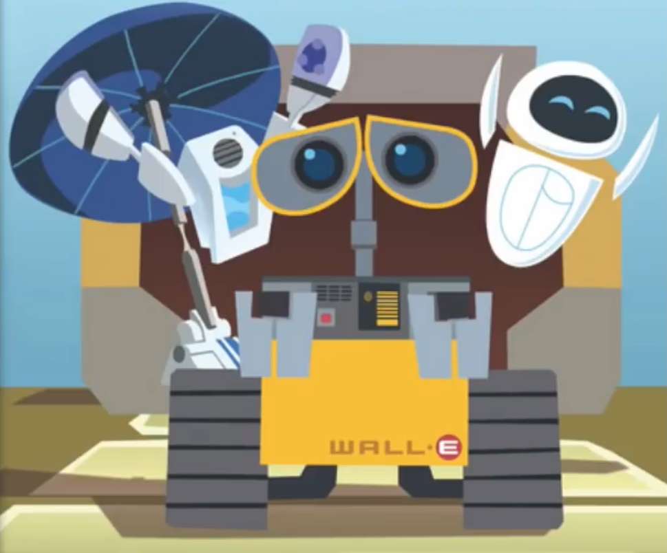 Wall-E: dolů na Zemi skládačky online