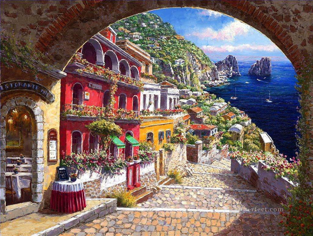 Capri - Italiensk ö i Tyrrenska havet pussel på nätet
