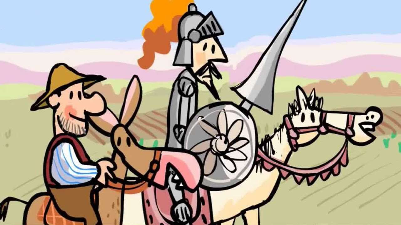 Don Quijote of La Mancha pussel på nätet