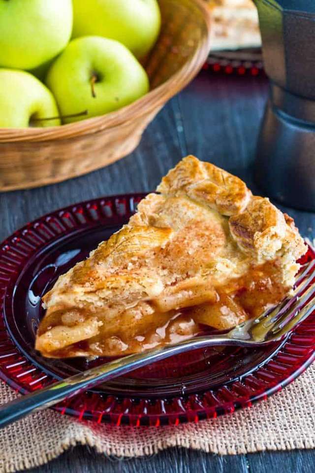 torta de maçã puzzle online
