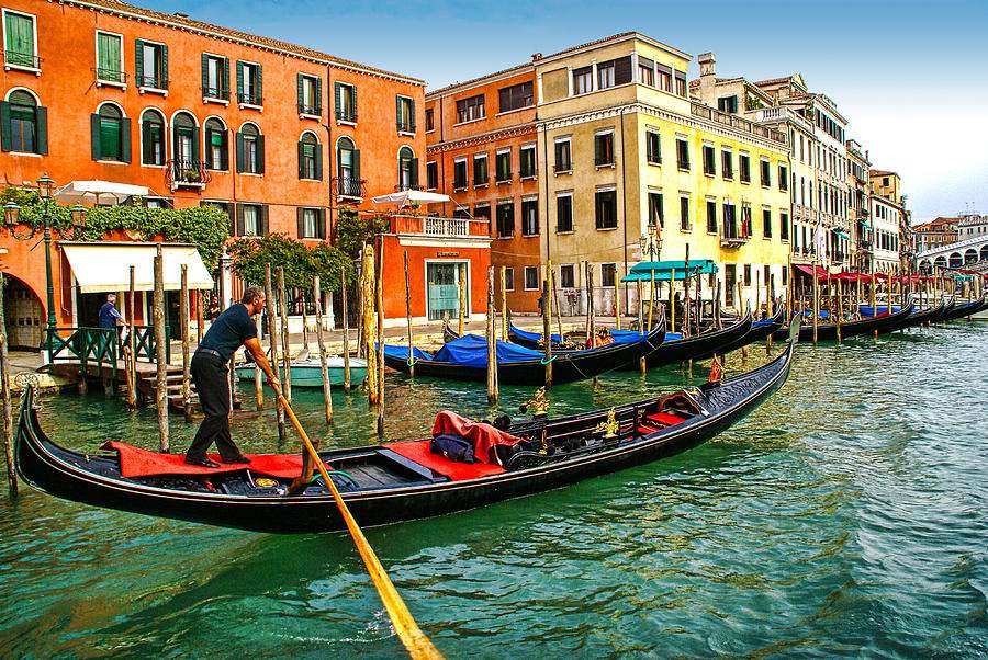 Gondola po Benátkách online puzzle