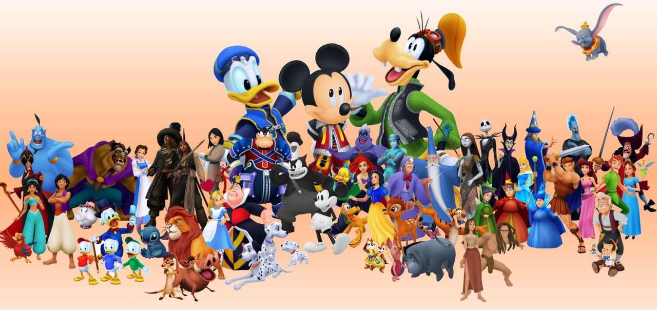 Aventura com personagens da Disney quebra-cabeças online