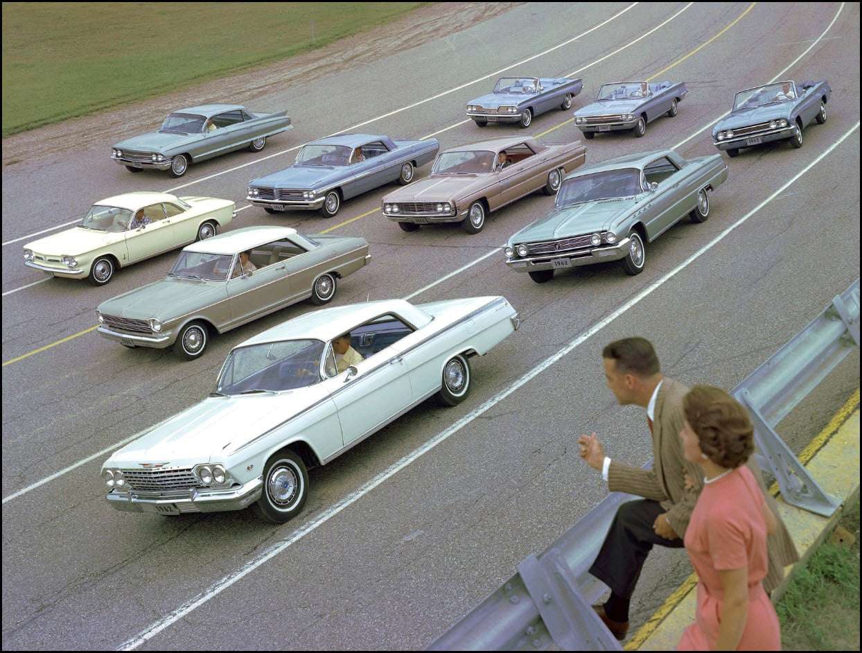 1962 г. Продукция GM пазл онлайн