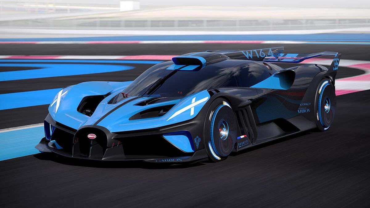 Bugatti болида. онлайн пъзел
