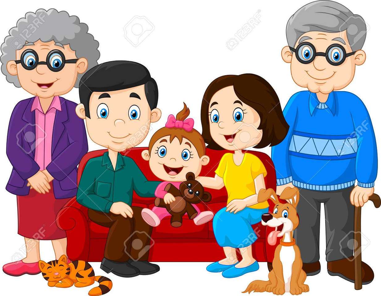 THE FAMILY jigsaw puzzle online